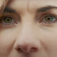 An extreme closeup of Doctor Who's Jodie Whittaker in absolute awe at what she's looking at.